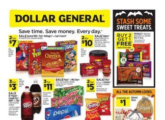 Dollar General Weekly Ad Sep 26 – Oct 02, 2021 (Halloween Promotion Included)