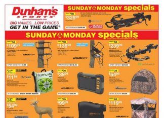 Dunham’s Sports Weekly Ad Sep 04 – Sep 09, 2021
