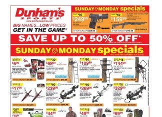 Dunham’s Sports Weekly Ad Sep 25 – Sep 30, 2021