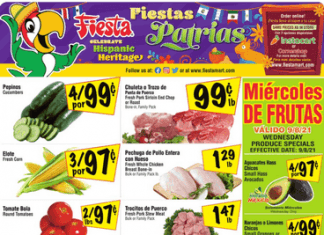 Fiesta Weekly Ad Sep 08 – Sep 14, 2021