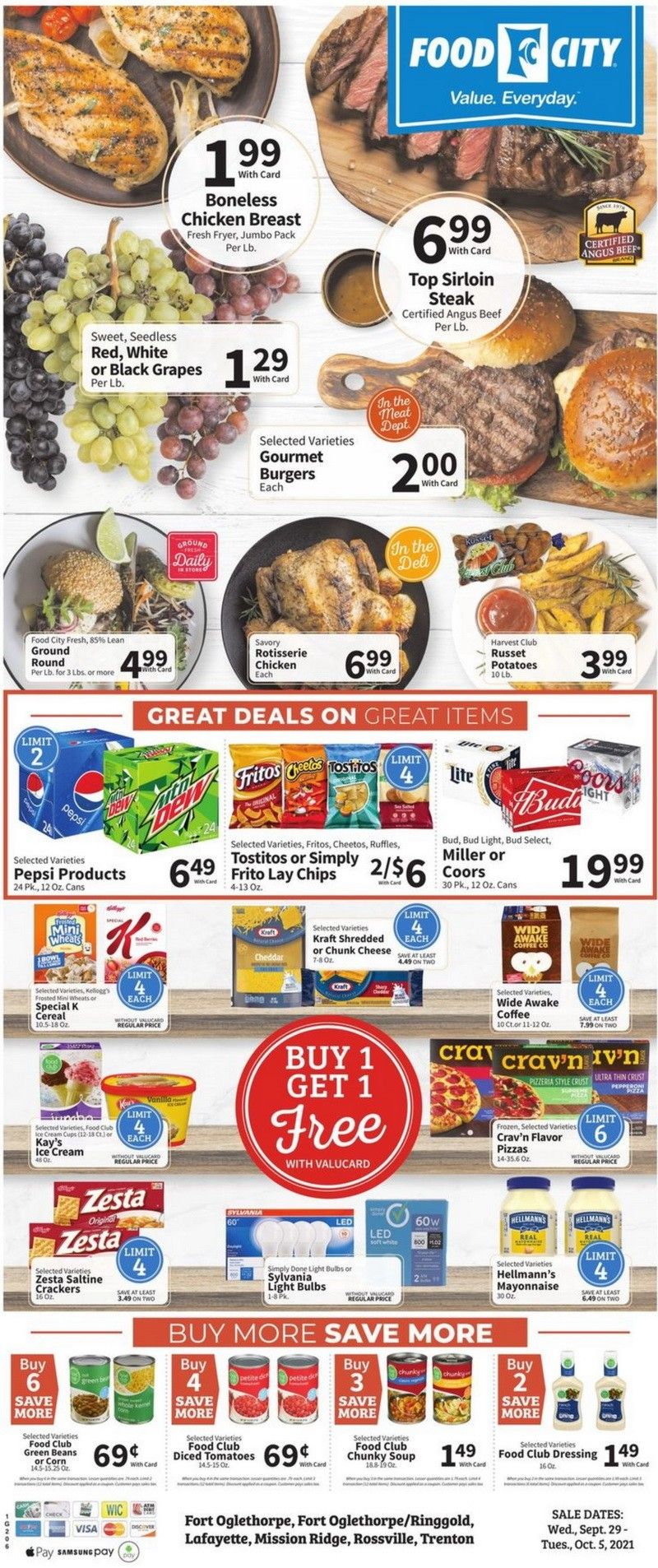 Food City Weekly Ad Sep 29 Oct 05, 2021