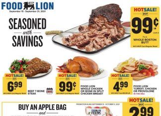 Food Lion Weekly Ad Sep 15 – Sep 21, 2021