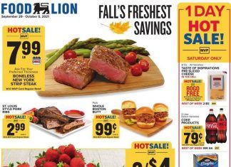 Food Lion Weekly Ad Sep 29 – Oct 05, 2021