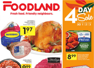 Foodland(Canada) Weekly Ad Sep 30 – Oct 06, 2021