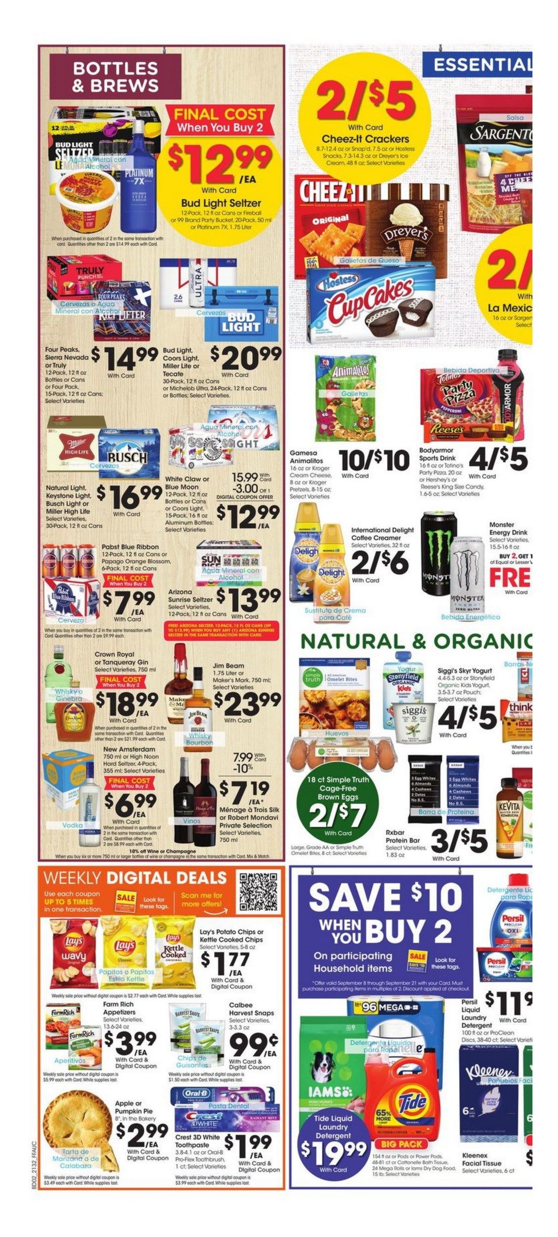 Fry's Food Weekly Ad Sep 08 Sep 14, 2021