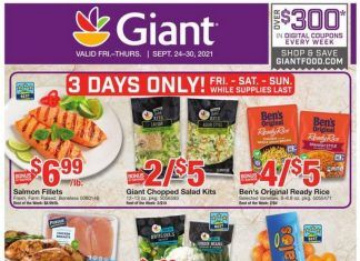 Giant Food Weekly Ad Sep 24 – Sep 30, 2021