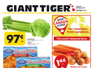 Giant Tiger Weekly Ad Sep 15 – Sep 21, 2021