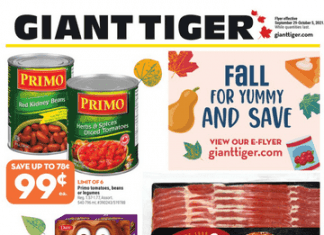 Giant Tiger Weekly Ad Sep 29 – Oct 05, 2021 (Halloween Promotion Included)