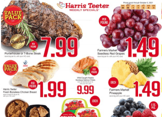 Harris Teeter Weekly Ad Sep 29 – Oct 05, 2021
