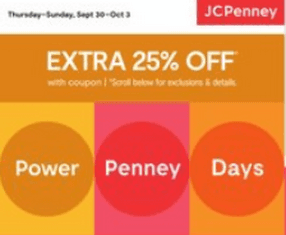 JCPenney Weekly Ad Sep 30 – Oct 03, 2021
