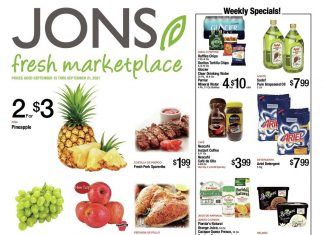 Jons Weekly Ad Sep 15 – Sep 21, 2021