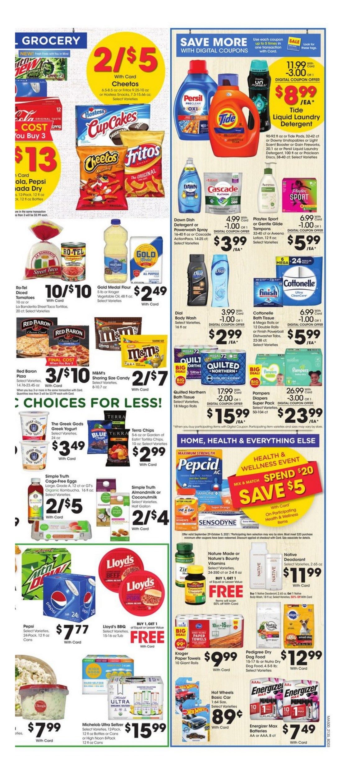 Kroger Weekly Ad Sep 29 Oct 05, 2021 (Halloween Promotion Included)