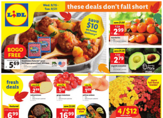 Lidl Weekly Ad Sep 15 – Sep 21, 2021