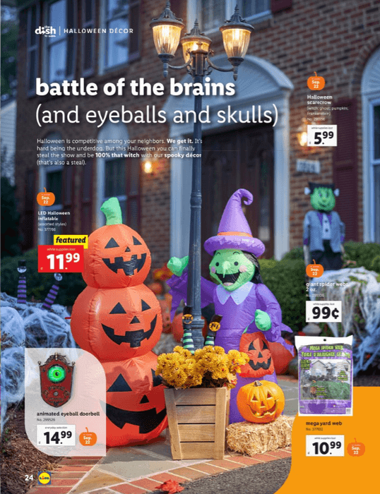 Lidl Halloween Catalogue