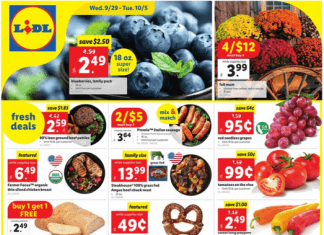 Lidl Weekly Sale Sep 29 – Oct 05, 2021