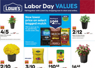Lowe’s Weekly Ad Sep 02 – Sep 08, 2021