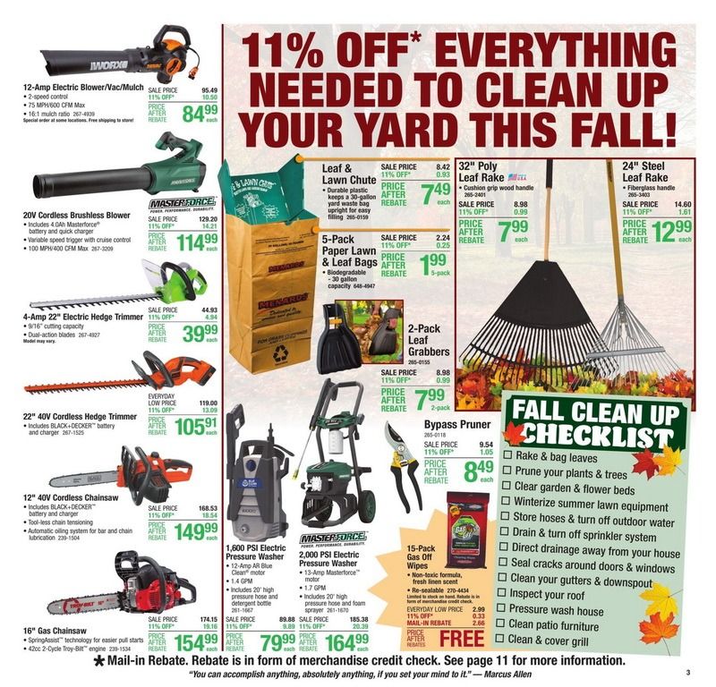 Menards Weekly Ad Sep 30 Oct 09, 2021 (Halloween Promotion Included)