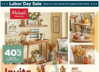 Michaels Weekly Ad Sep 05 – Sep 11, 2021