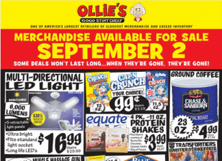 Ollie’s Weekly Ad Sep 02 – Sep 08, 2021