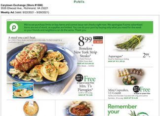 Publix Weekly Ad Sep 22 – Sep 28, 2021