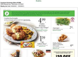Publix Weekly Ad Sep 29 – Oct 05, 2021