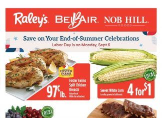 Raley’s Supermarkets Weekly Ad Sep 01 – Sep 07, 2021
