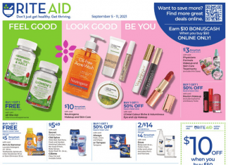 Rite Aid Weekly Ad Sep 05 – Sep 11, 2021