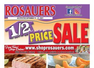 Rosauers Weekly Ad Sep 15 – Sep 21, 2021