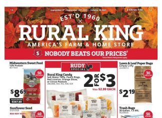 Rural King Weekly Ad Sep 09 – Sep 22, 2021