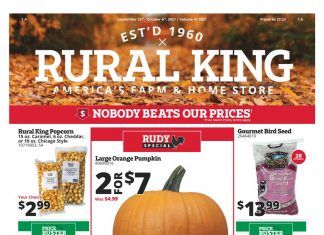 Rural King Weekly Ad Sep 23 – Oct 06, 2021