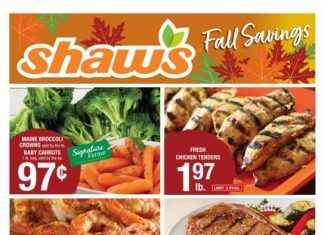 Shaw’s Weekly Ad Sep 24 – Sep 30, 2021