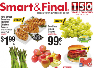 Smart & Final Weekly Ad Sep 22 – Sep 28, 2021