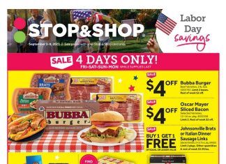 Stop & Shop Weekly Ad Sep 03 – Sep 09, 2021