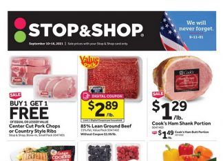 Stop & Shop Weekly Ad Sep 10 – Sep 16, 2021