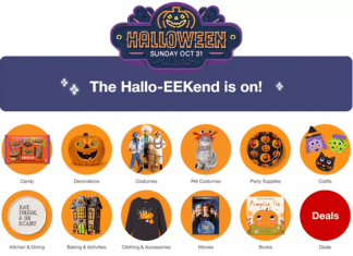 Target Halloween Flyer Sale