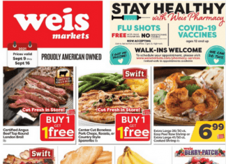 Weis Markets Weekly Sale Sep 09 – Sep 16, 2021