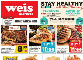 Weis Markets Weekly Sale Sep 16 – Sep 23, 2021