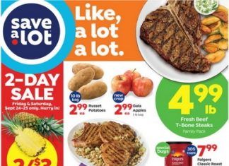 Save A Lot Weekly Ad Sep 22 – Sep 28, 2021