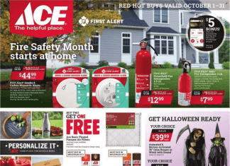 ACE Hardware Weekly Ad Oct 01 – Oct 31, 2021 (Halloween Promotion Included)