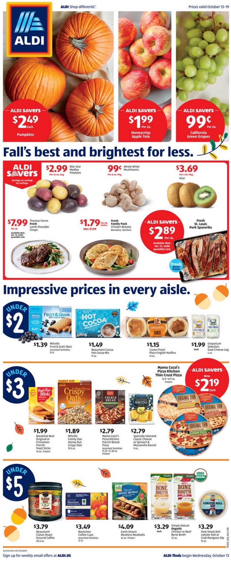 ALDI Weekly Ad Oct 13 – Oct 19, 2021 (Halloween Promotion Included)