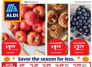 ALDI Weekly Ad Oct 20 – Oct 26, 2021