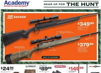Academy Sports + Outdoors Hunting Ad Oct 04 – Oct 24, 2021