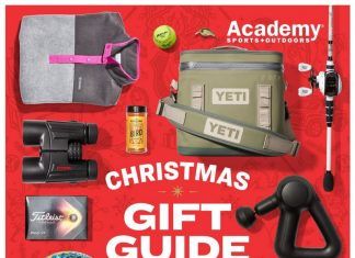 Academy Sports + Outdoors Christmas Gift Guide Nov 01 – Dec 19, 2021