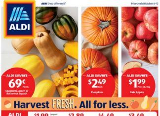 Aldi Weekly Ad Oct 06 – Oct 12, 2021 (Halloween Promotion Included)