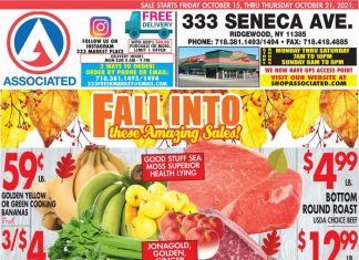 Associated Supermarkets Weekly Ad Oct 15 – Oct 21, 2021