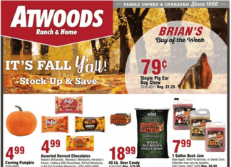 Atwoods Weekly Ad Oct 18 – Oct 24, 2021