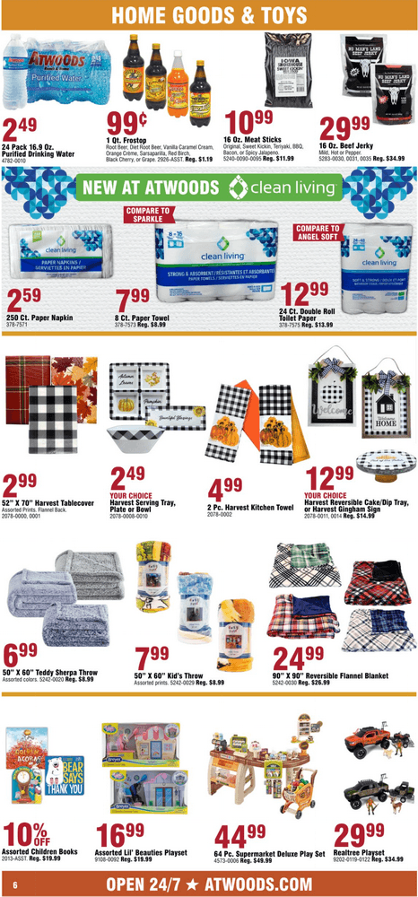 Atwoods Weekly Ad Oct 18 – Oct 24, 2021