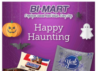 Bi-Mart Happy Halloween Ad Oct 20 – Oct 31, 2021 (Halloween Promotion Included)