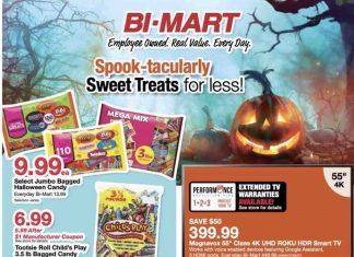 Bi-Mart Weekly Ad Oct 13 – Oct 26, 2021 (Halloween Promotion Included)