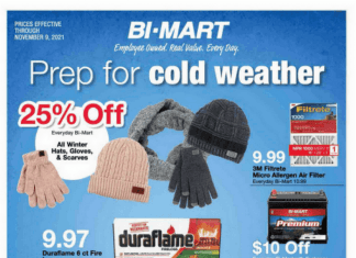 Bi-Mart Weekly Ad Oct 26 – Nov 09, 2021